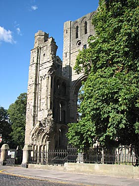 image showing the abbey at kelso in Scotland